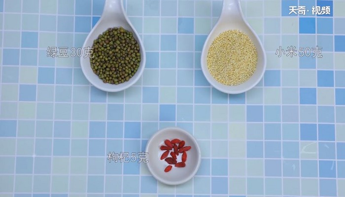 绿豆小米粥做法步骤：1