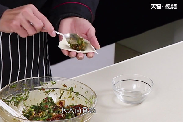 茴香饺子做法步骤：6