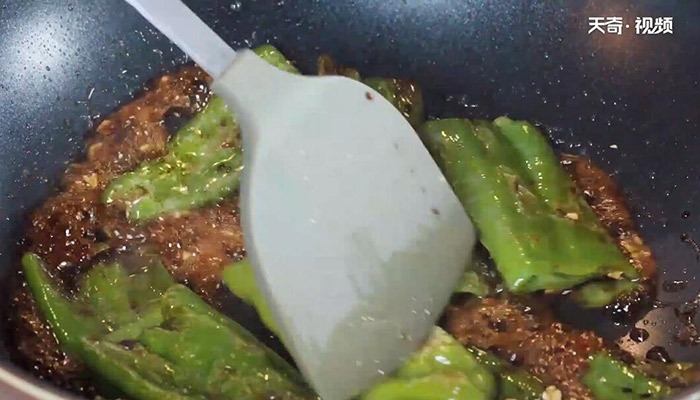 煎辣椒做法步骤：6