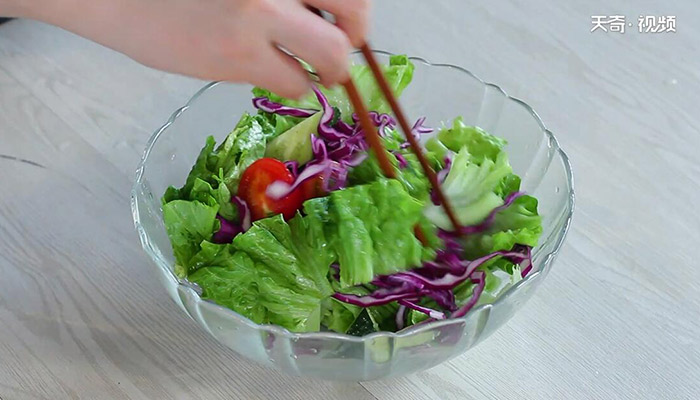 蔬菜沙拉做法步骤：6