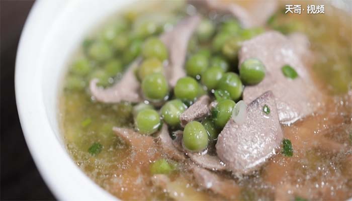 豌豆猪肝汤