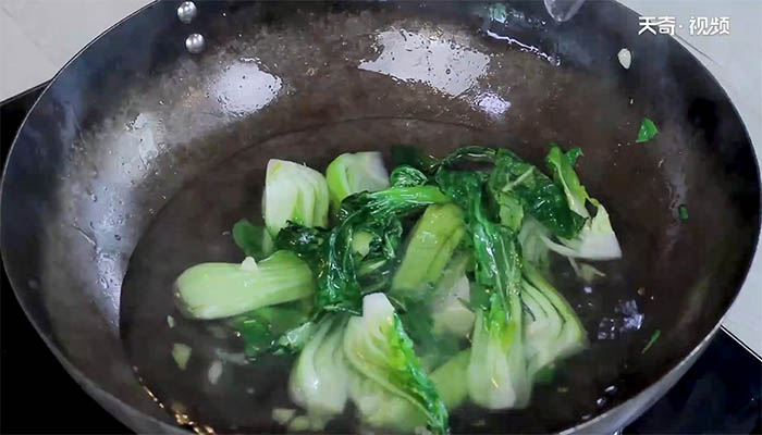 小白菜炖豆腐做法步骤：6