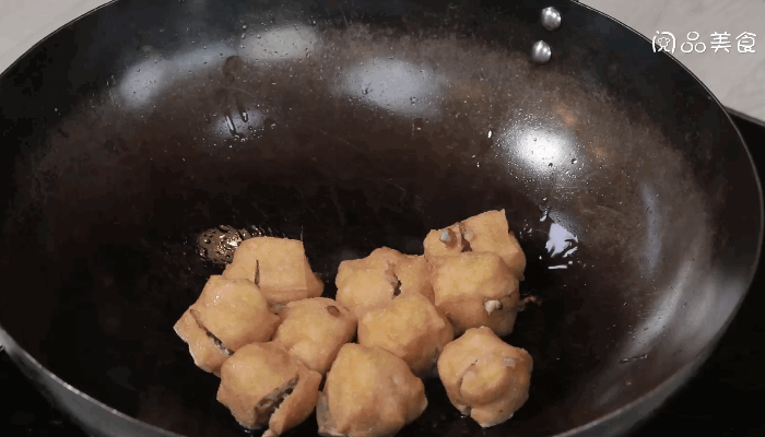 豆腐泡塞肉做法步骤：9