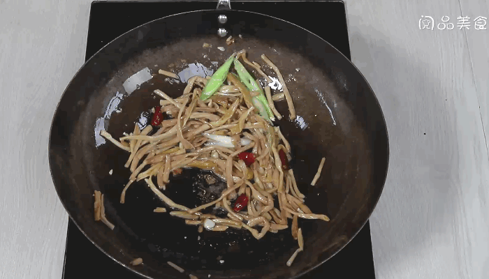 黄花菜炒肉做法步骤：10