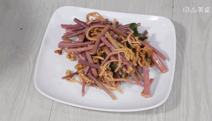 香辣蕨菜做法步骤：8