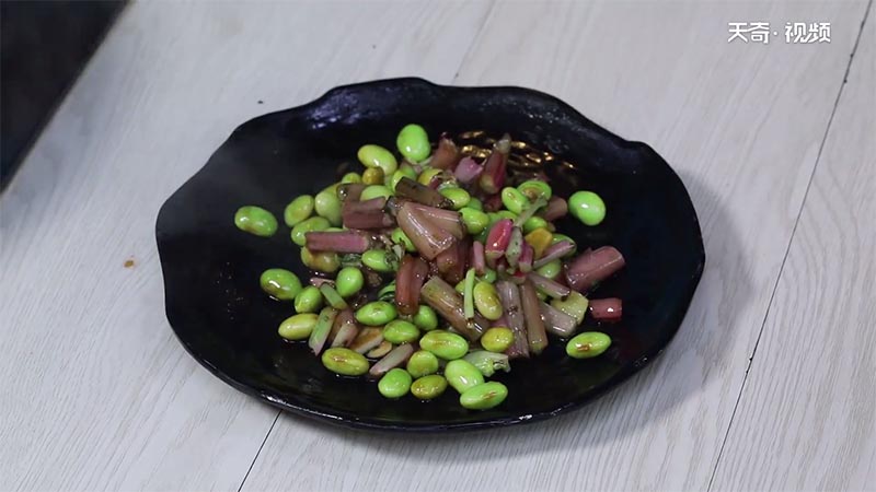 炒毛豆做法步骤：4