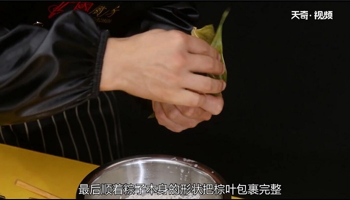 豆沙粽做法步骤：7