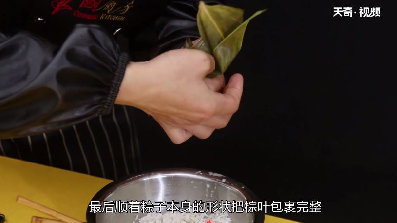 豆沙粽做法步骤：7