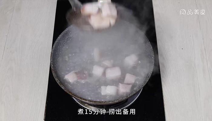 扁豆炖肉做法步骤：3