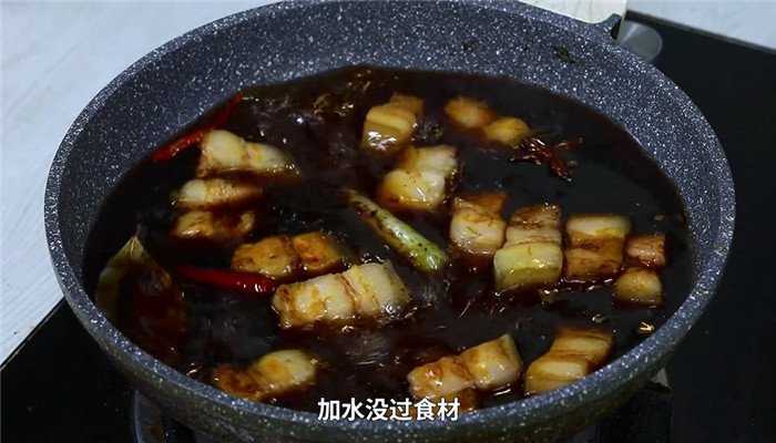 菱角红烧肉做法步骤：5