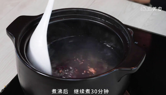 黑小麦粥做法步骤：7