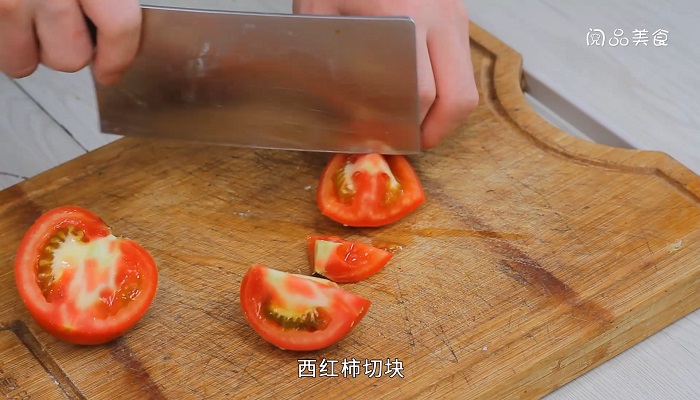 西红柿炒大头菜做法步骤：3