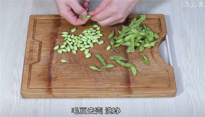 榨菜毛豆炒瓜皮做法步骤：5