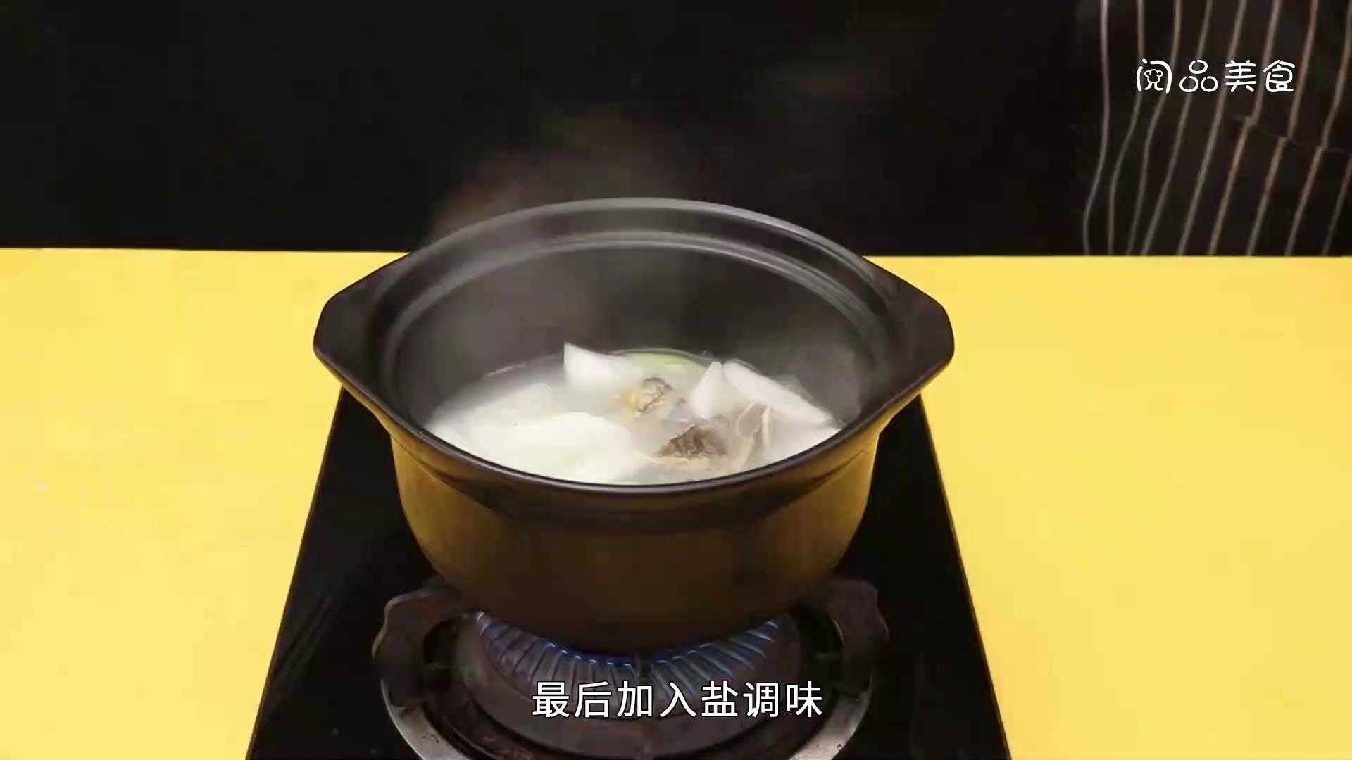 牛骨白萝卜汤做法步骤：6