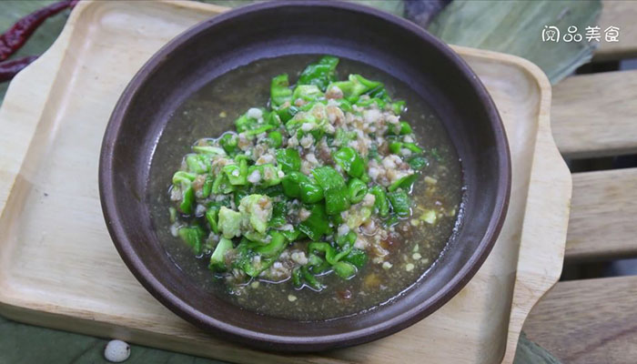 猪肉辣椒馅饺子