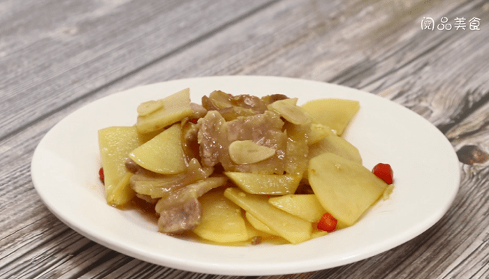 咸肉炒土豆片做法步骤：8