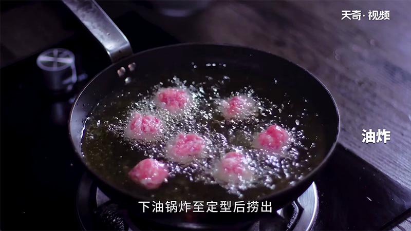 莴苣烧肉圆做法步骤：7