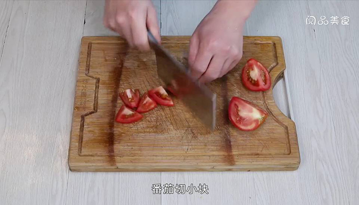 番茄茄子辣椒做法步骤：4
