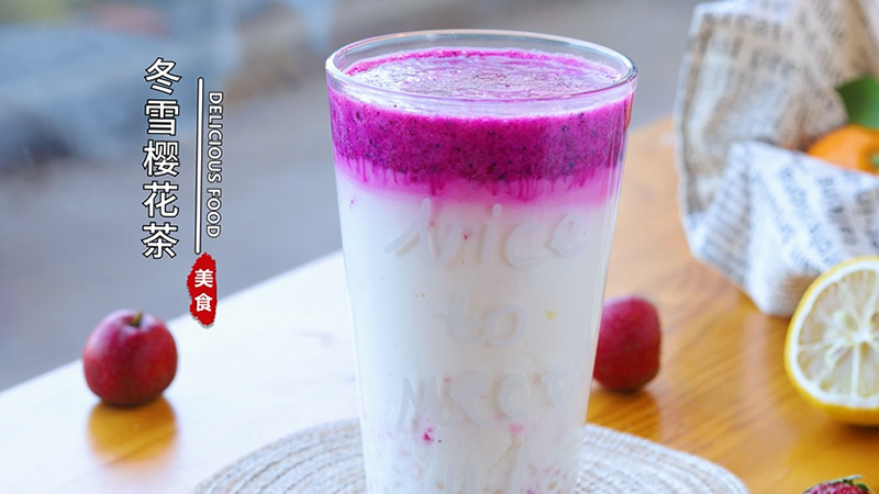 冬雪樱花茶